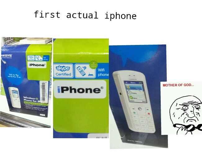 First iPhone ever - meme