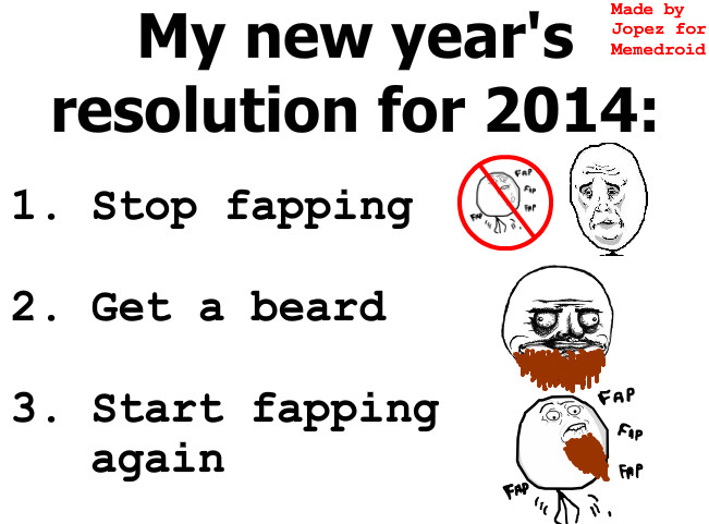What's your new year's resolution? - meme