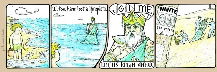 I knew something was off with Poseidon the moment I smelt peppermint shnapps on his breath... - meme