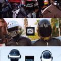 The evolution of daft punk helmets