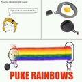 puke rainbows