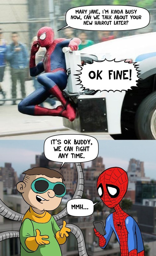 Ohh Spidey - meme