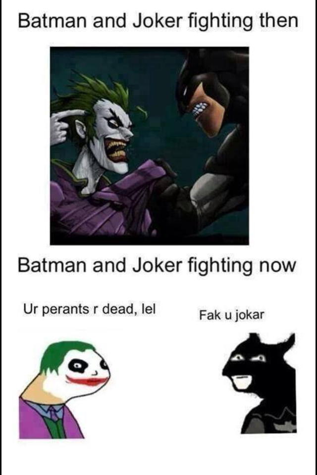 Batman vs Joker - meme