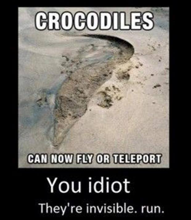 invisible crocs - meme