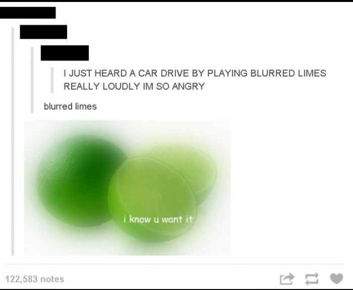 blurred limes - meme