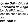 solo pongale Thor