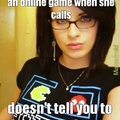 good girl gamer chick