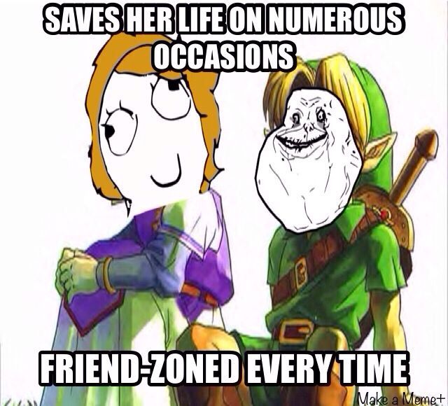 Legend of Zelda no legend of link - meme