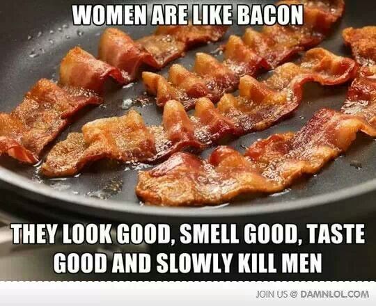 mmmmm who loves bacon - meme