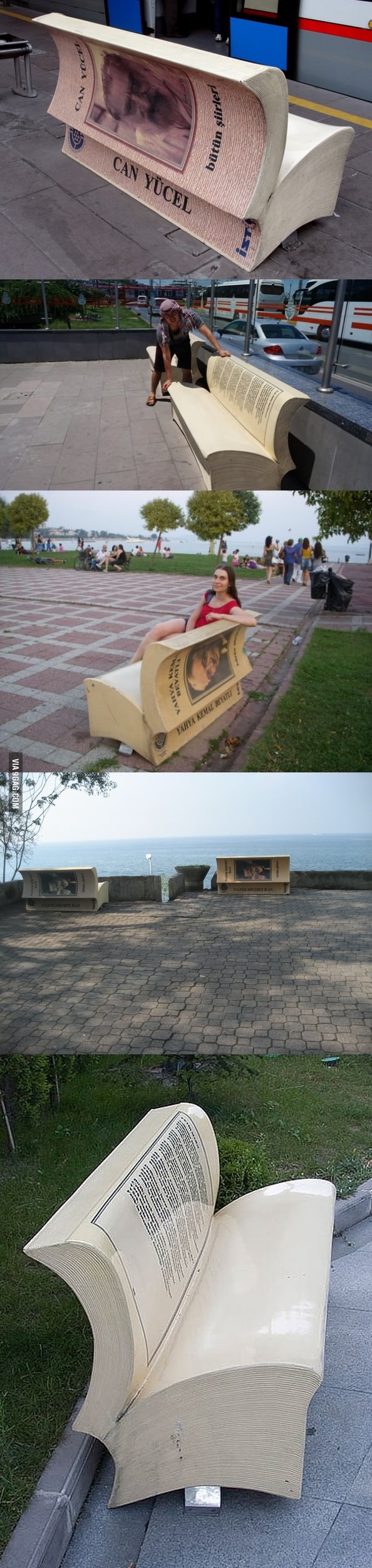 Public benches in Turkey - meme