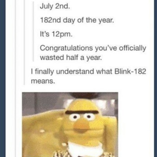 blink 182 - meme