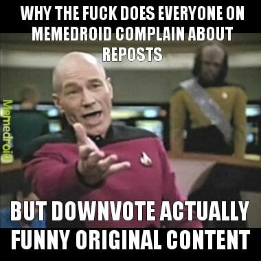 I see funny stuff in moderation being downvoted too much - meme