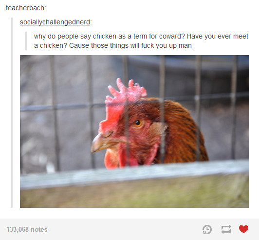 roosters are chickens, don't bother batching - meme