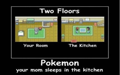 Tu madre duerme en la cocina - meme
