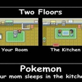 Tu madre duerme en la cocina
