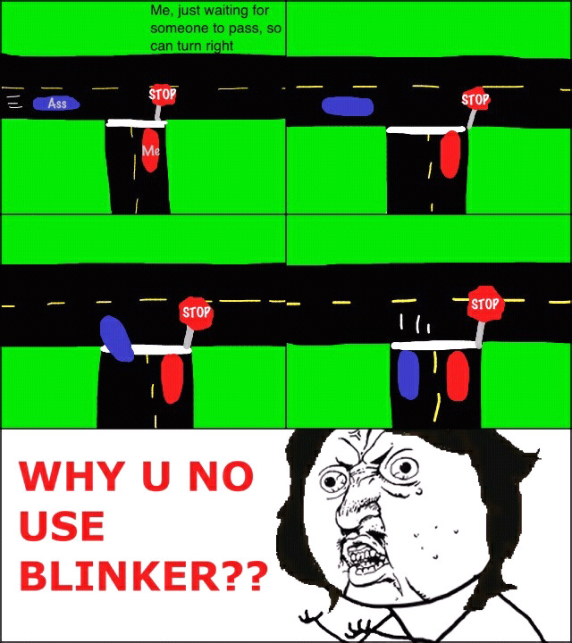 blinker - meme