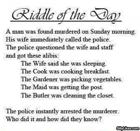 riddle of the day - meme
