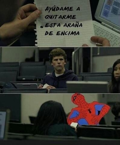 Spiderman es un loquillo - meme