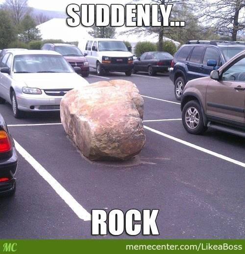 That's a nice boulder - meme