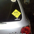 Cool way of saying baby on board :)