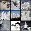 Esculturas de neve