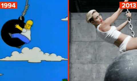 Homer/Miley - meme