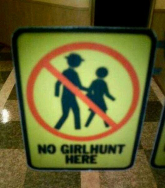 No girl hunt - meme