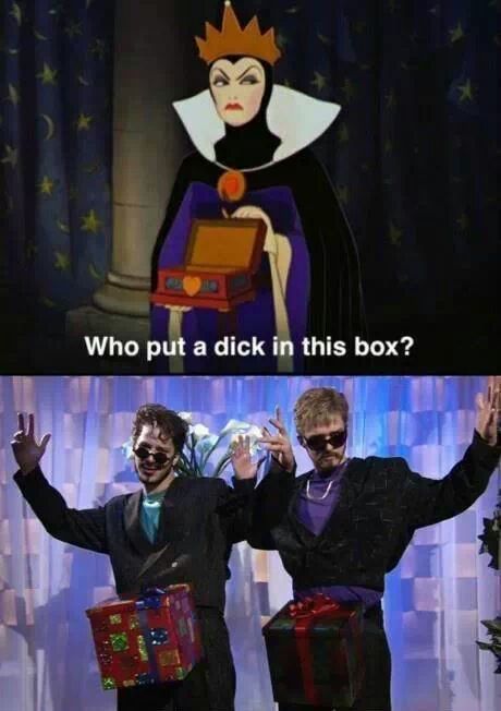 dick in a box - meme
