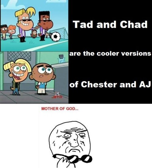 tad Chad Chester aj - meme