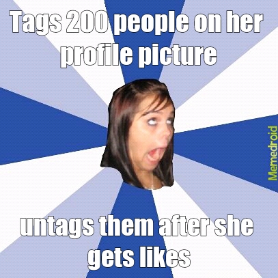 Facebook girl - meme