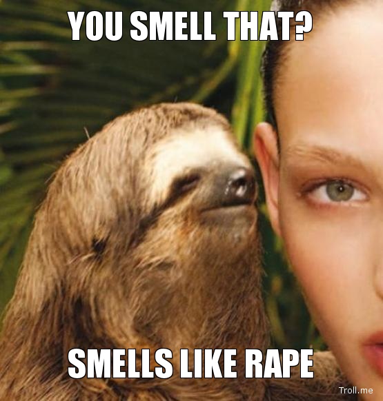 I smell rape - meme
