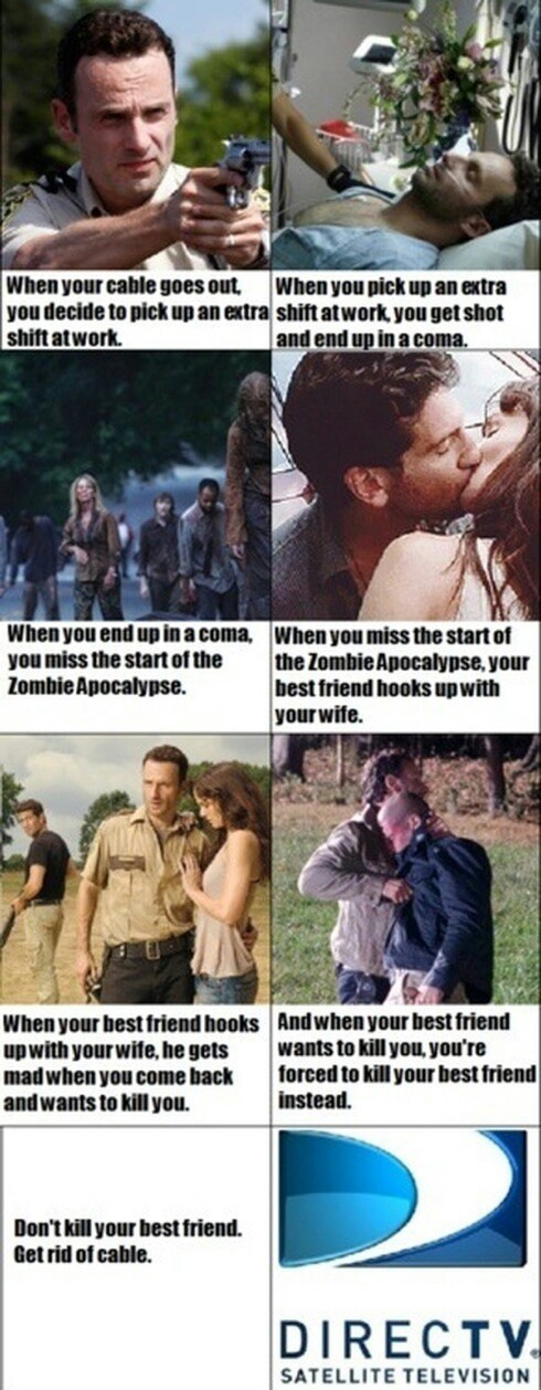 le walking dead may possibly be the greatest show of all time - meme