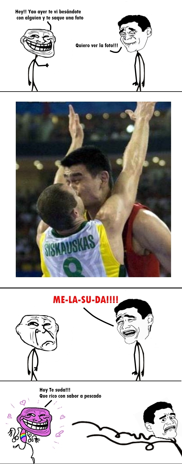 Trolleando a Yao - meme