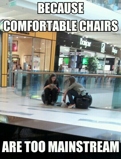 took this pic at a shopping mall - meme