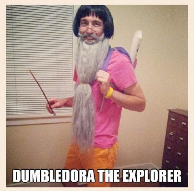 Dumbledora the Explorer/ my halloween costume - meme