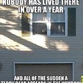 creepy neighbors house