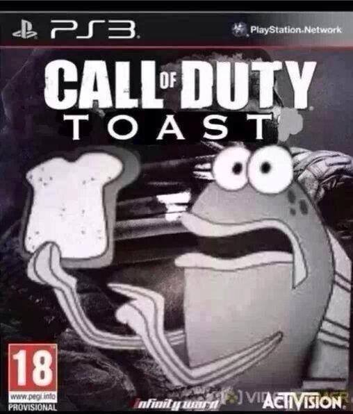 By the season pass now for exclusive bonus dlc. Including the ability to spread butter and a the atomic toaster. Delivering 2x the toasting power guaranteed to make you pwn enemies and keep your crust nice and crunchy. Doritos & mountain dew recommended  - meme