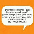 Prison Orage is my xolor though