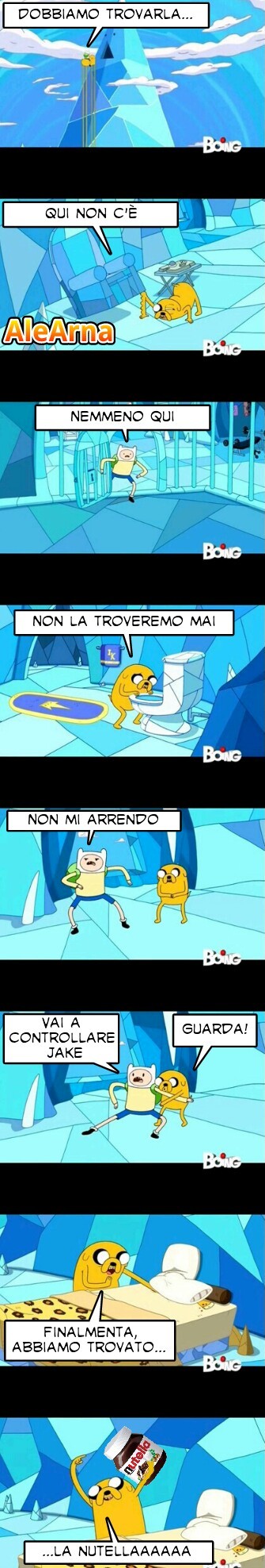 Finalmente, si comincia con Adventure Time, vi piace? - meme