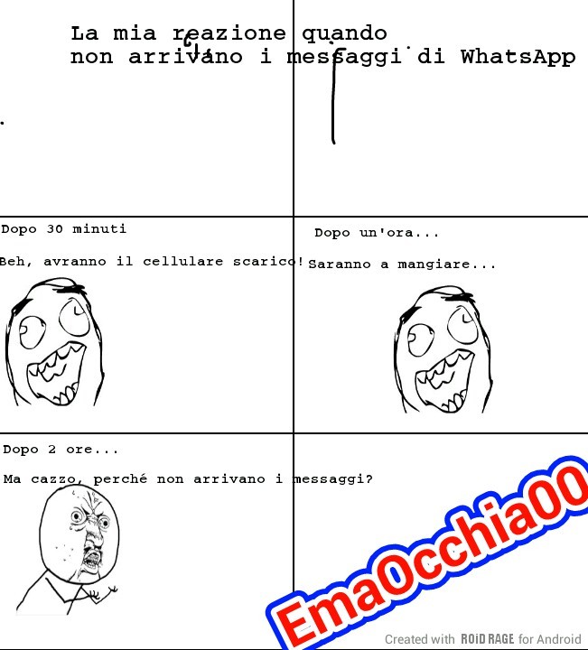 Messaggi di WhatsApp with RoidRage. Cito francescogiova11 - meme