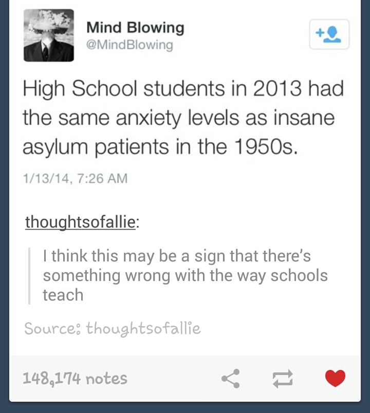 mind blown! but seriously school is stupid - meme