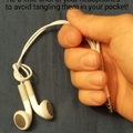 I can't stand tangled headphones...