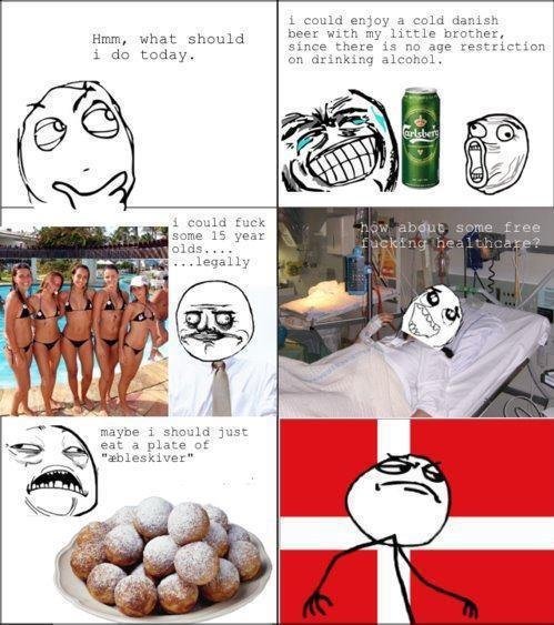 Danes be like.. æbleskiver! - meme
