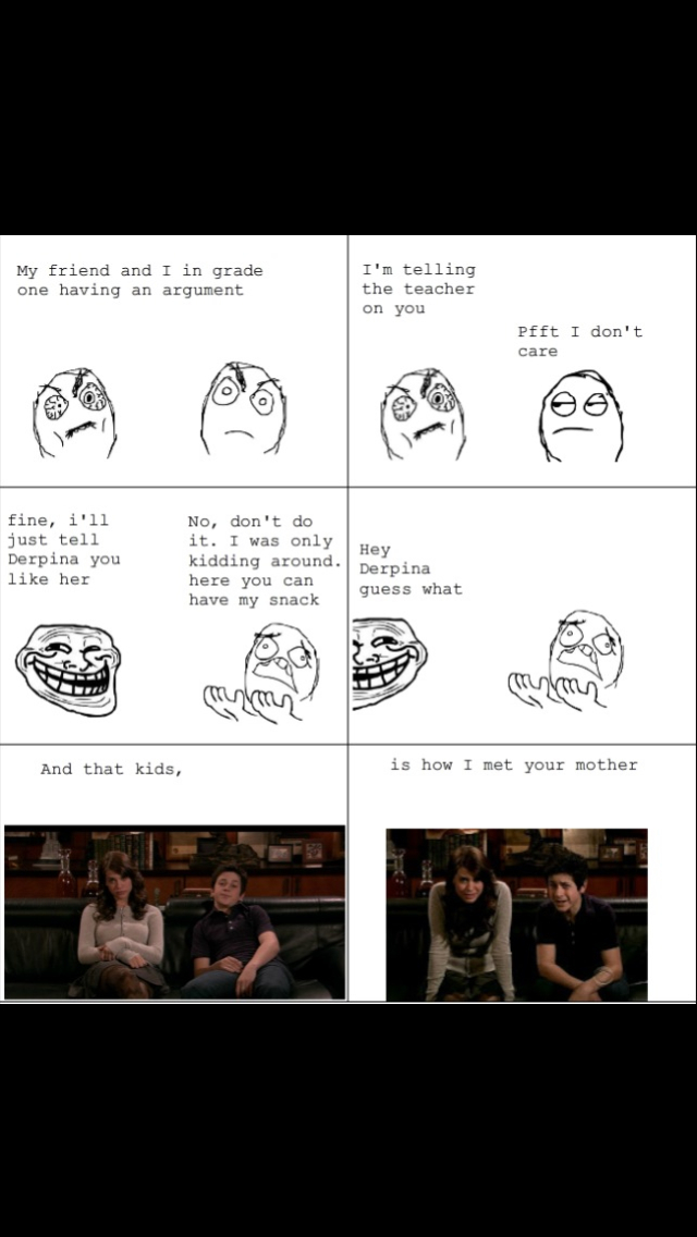 How I really met your mother - meme