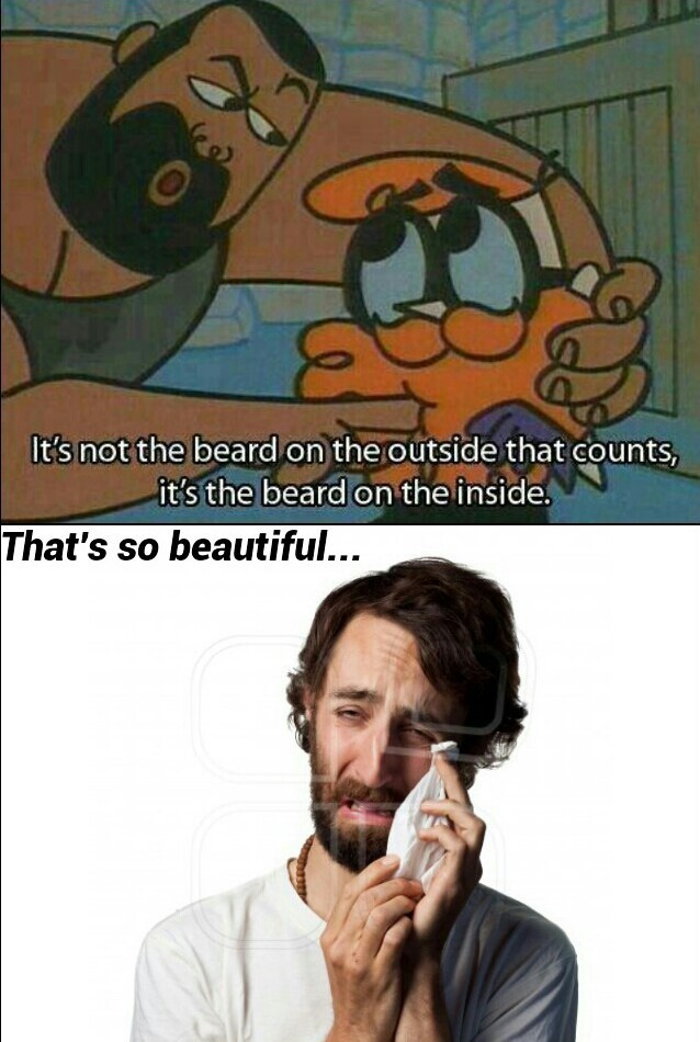 inner beard - meme