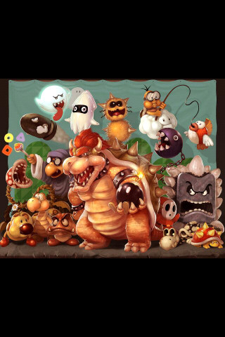 Bowser and his minions - meme