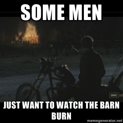 I love Daryl and the joker and just puked rainbows when I saw this. - meme