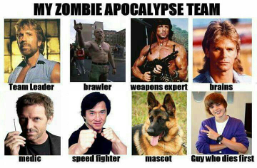Zombie team - meme