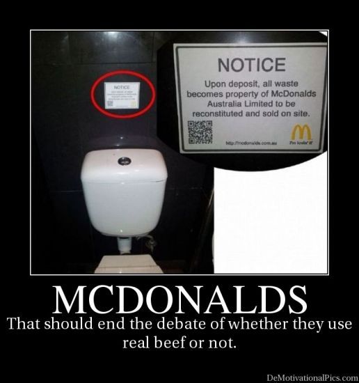 McDonalds.. they dont even leave your shit... - meme