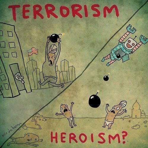 Terrorismo/Heroísmo - meme